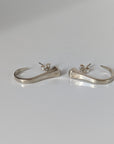 Silver Steed Hoofnail Stud Earrings
