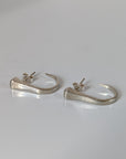 Silver Steed Hoofnail Stud Earrings