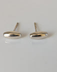 Silver Steed Grain or Bud Stud Earrings