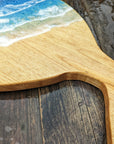 Whale Cheese Board with Resin Waves