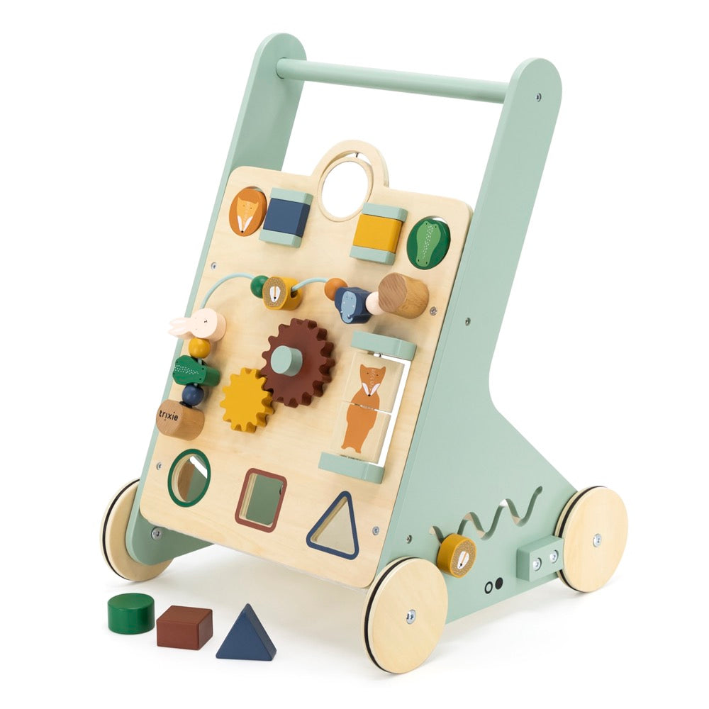 Enchanting Animal Friends Wooden Walker – Safe &amp; Fun for Toddlers by Trixie Baby at brixbailey.com