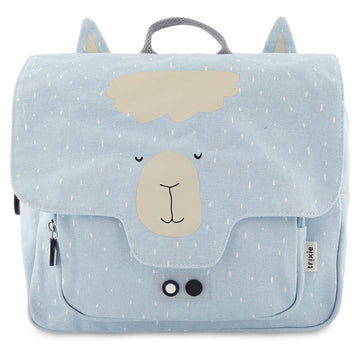 Kids Water-Repellent Cotton Backpack with Chest Strap