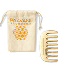 Kansa Comb | Ayurvedic Tool for Hair Growth & Scalp Health-1