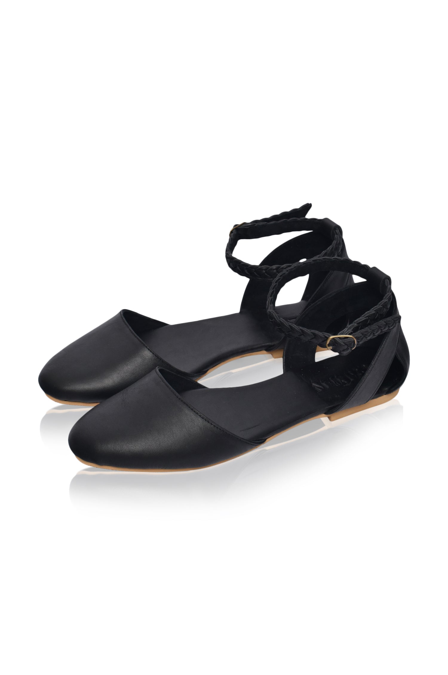 Paris Leather Ballet Flats (Sz. 4, 8 &amp; 8.5)