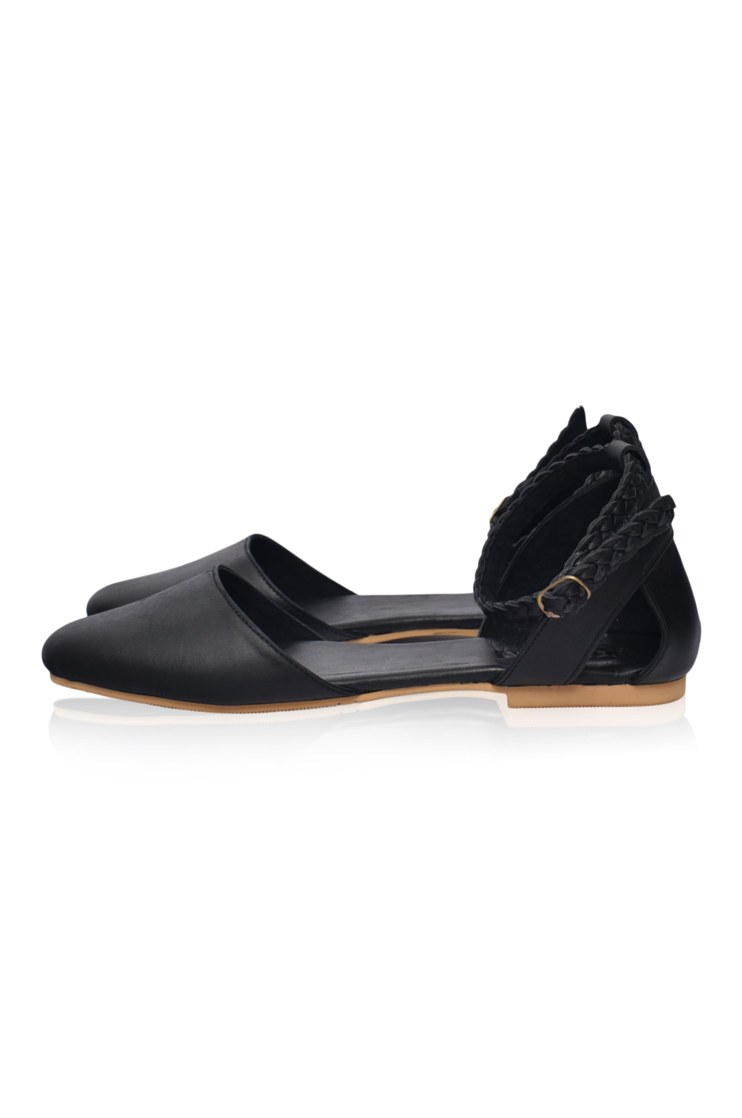 Paris Leather Ballet Flats (Sz. 4, 8 &amp; 8.5)