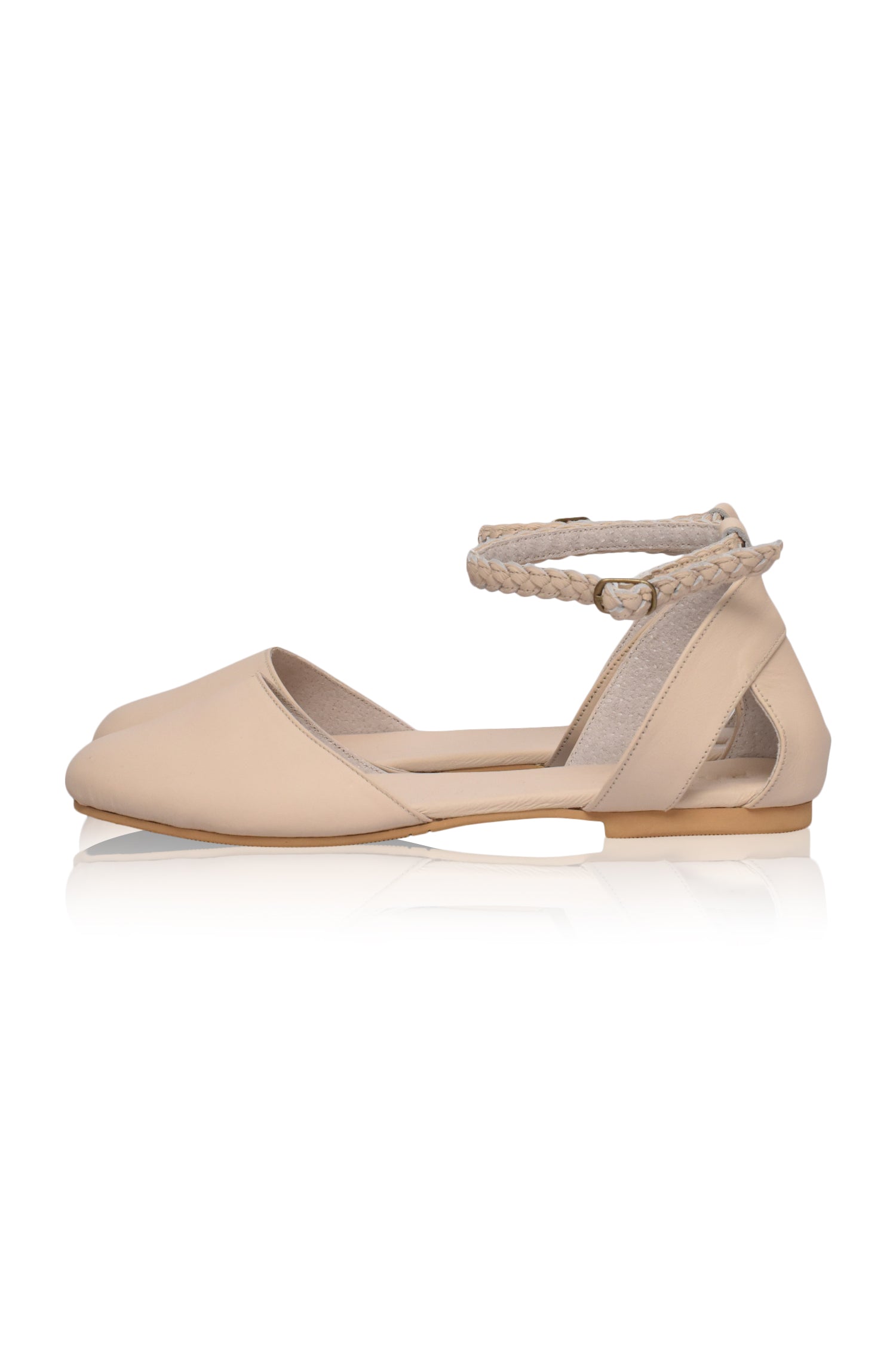 Paris Leather Ballet Flats (Sz. 4, 8 &amp; 8.5)