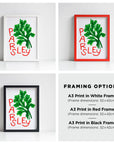 Parsley Herb print from an original painting, choice of sizes, available framed and unframed