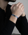 Carbon Regent Cord Bracelet