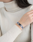 Carbon Regent Cord Bracelet