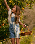 Patchwork Denim Shorts