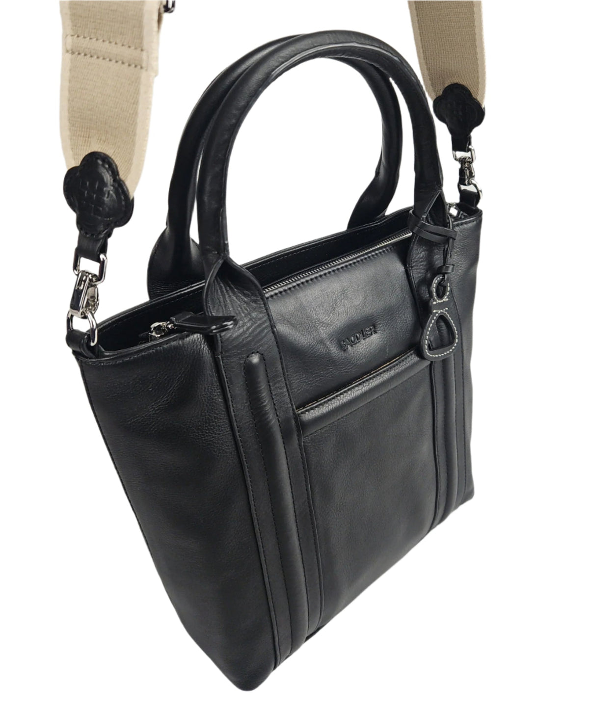 "Patricia" Leather Handbag for Women by Saddler – Stylish, Versatile &amp; Practical Design