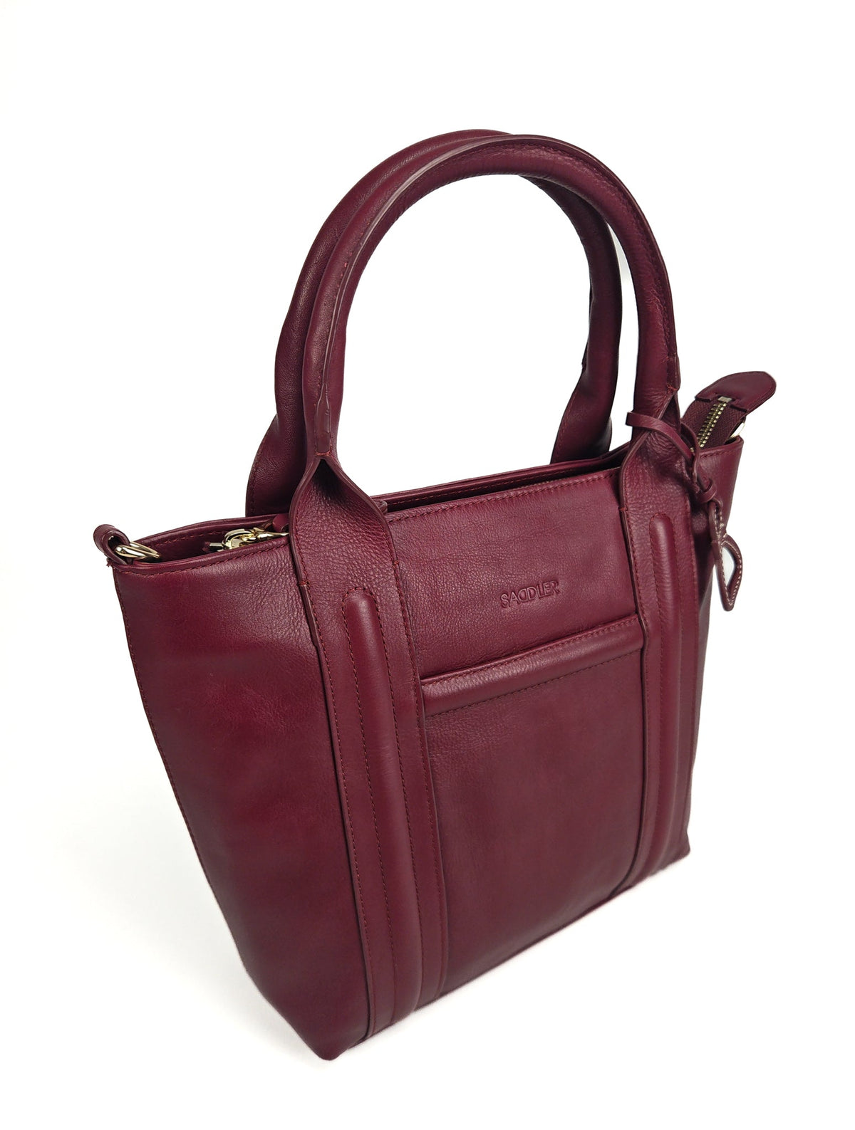 "Patricia" Leather Handbag for Women by Saddler – Stylish, Versatile &amp; Practical Design