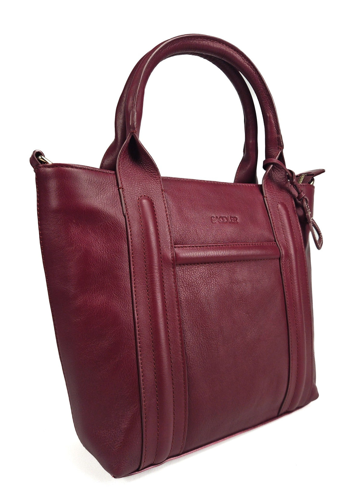 "Patricia" Leather Handbag for Women by Saddler – Stylish, Versatile &amp; Practical Design