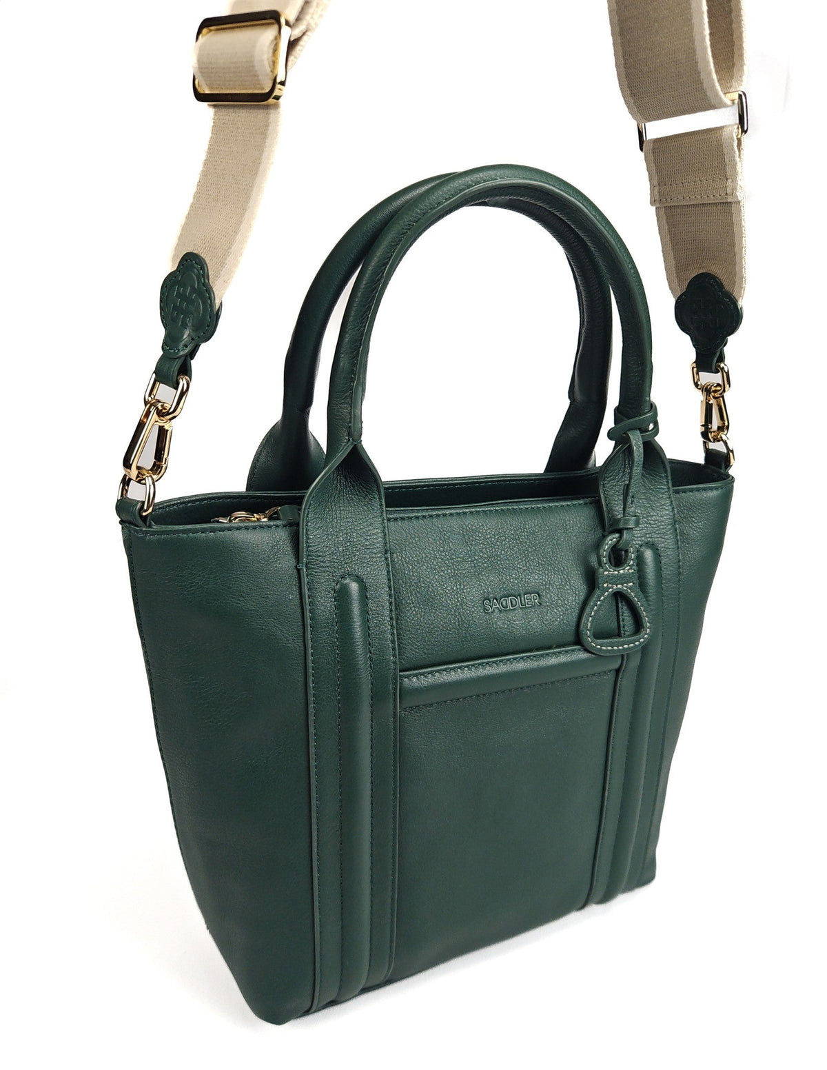 "Patricia" Leather Handbag for Women by Saddler – Stylish, Versatile &amp; Practical Design