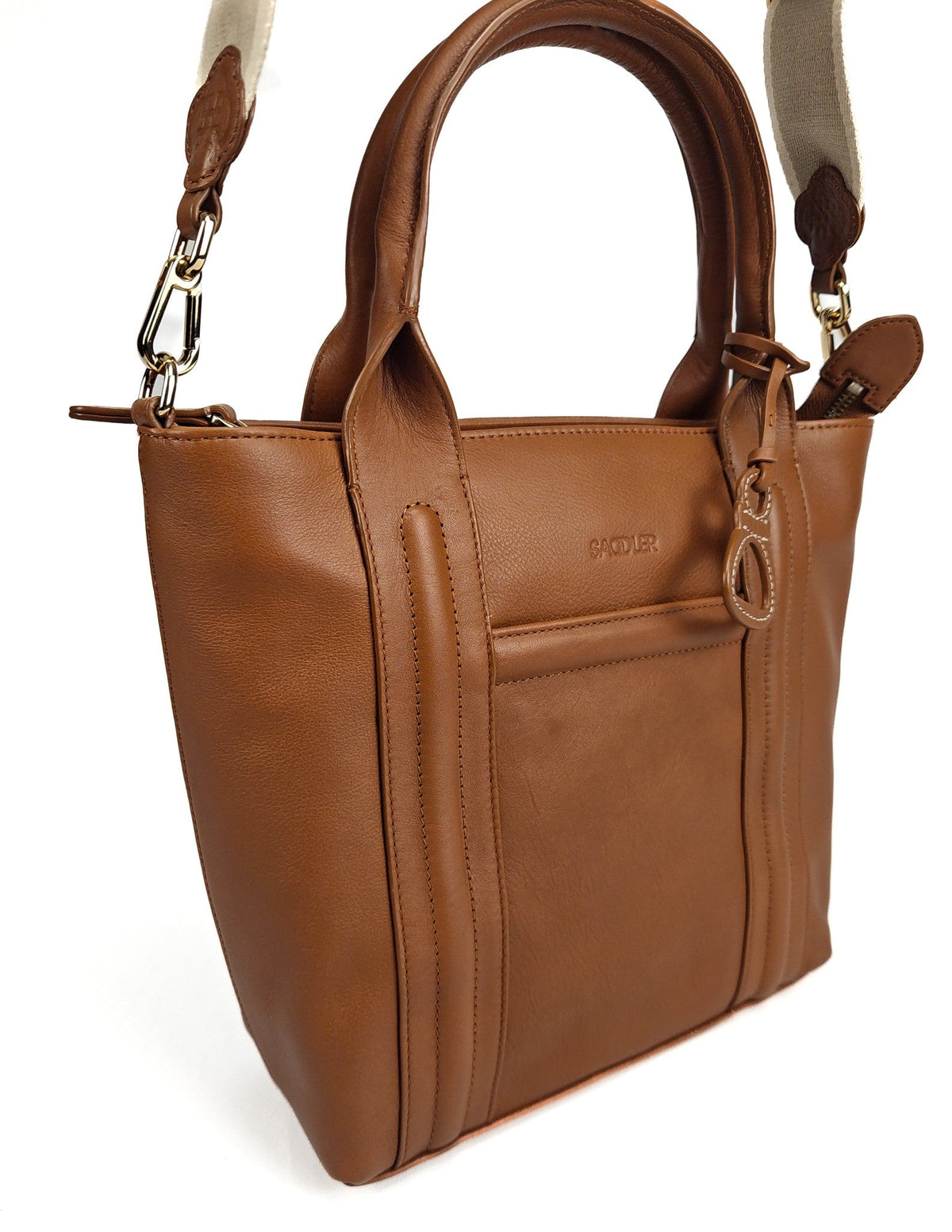 "Patricia" Leather Handbag for Women by Saddler – Stylish, Versatile &amp; Practical Design