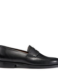 Black Leather Loafers, Welted Leather Sole