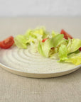 Pepper White Classic Lunch Plate