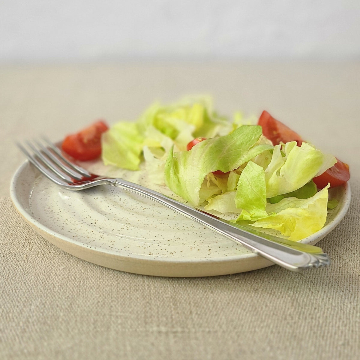 Pepper White Classic Lunch Plate