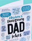 Personalised Emergency Dad Jokes® Card