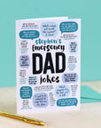 Personalised Emergency Dad Jokes® Card