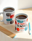 Personalised Teacher Jokes Mug