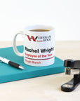Personalised The Office Wernham Hogg Employee Of The Year Mug
