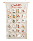 Personalised Fabric Christmas Advent Calendar - Christmas Countdown Calendar