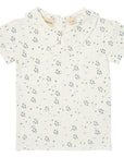 Peter Pan Short Sleeved T-Shirt - Purple Flower