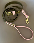 Petra Olive & Pastel Pink Colour Block Collar