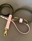Petra Olive & Pastel Pink Colour Block Collar