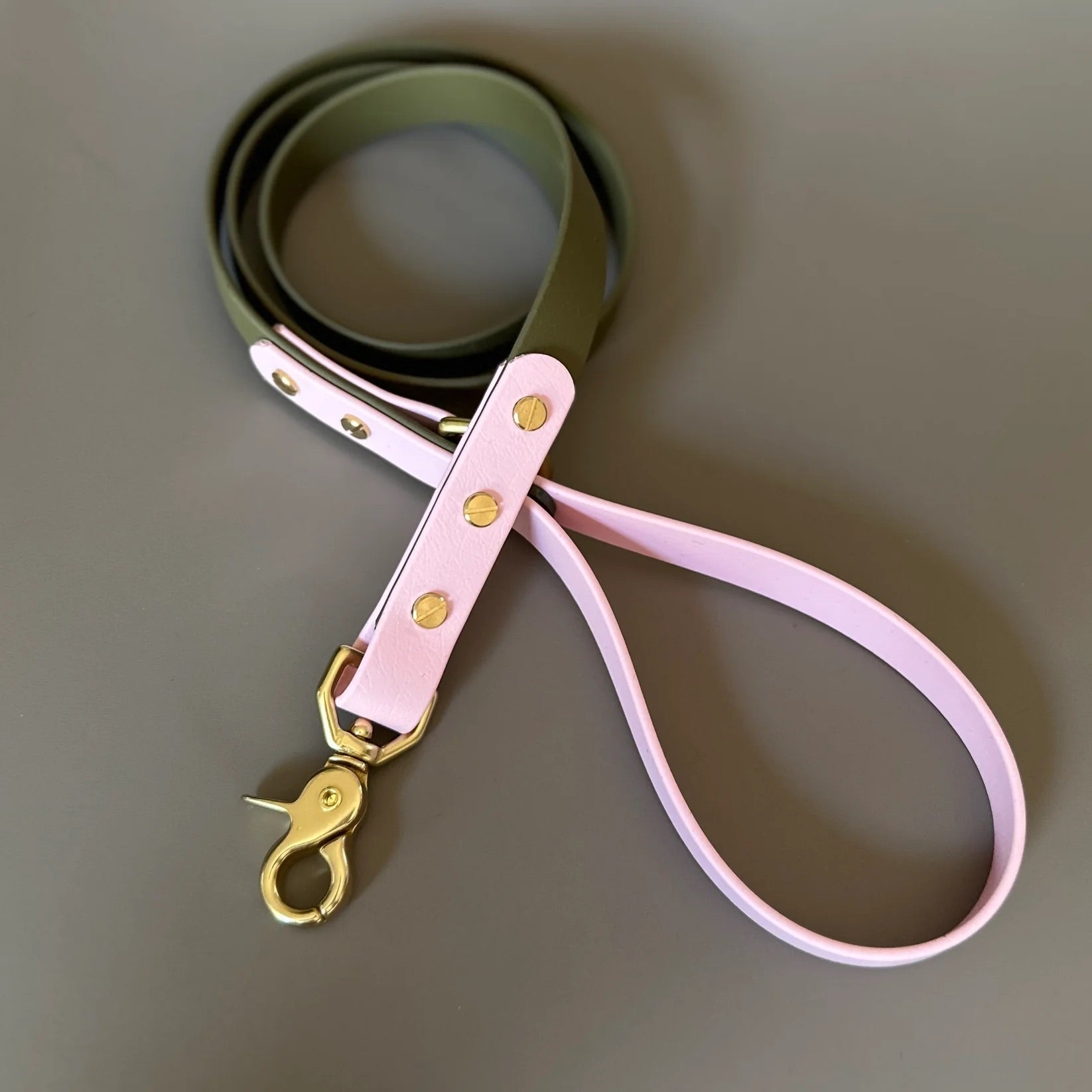 Petra Olive &amp; Pastel Pink Colour Block Lead