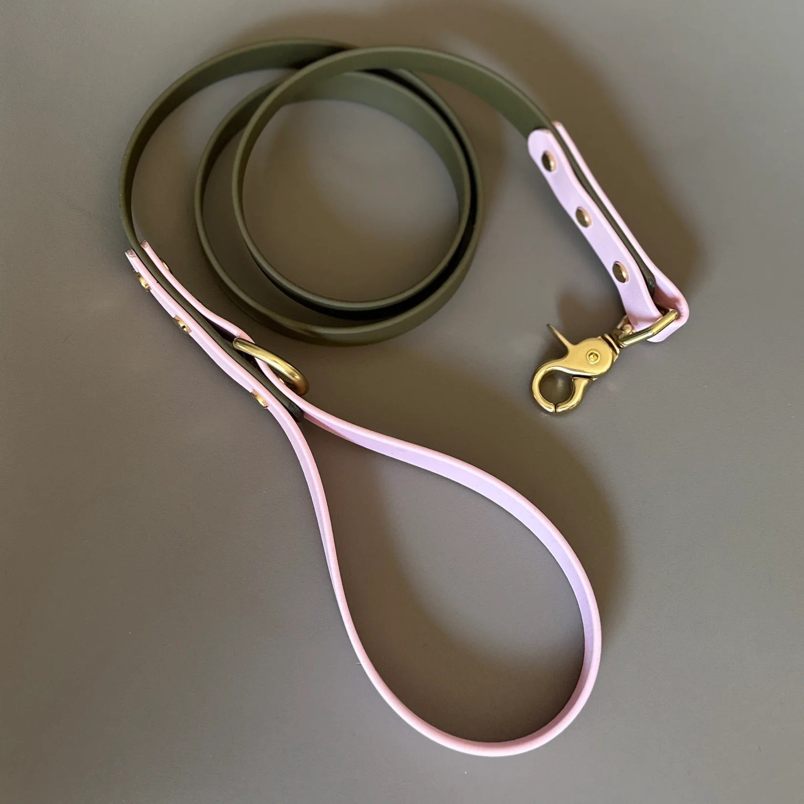 Petra Olive &amp; Pastel Pink Colour Block Lead