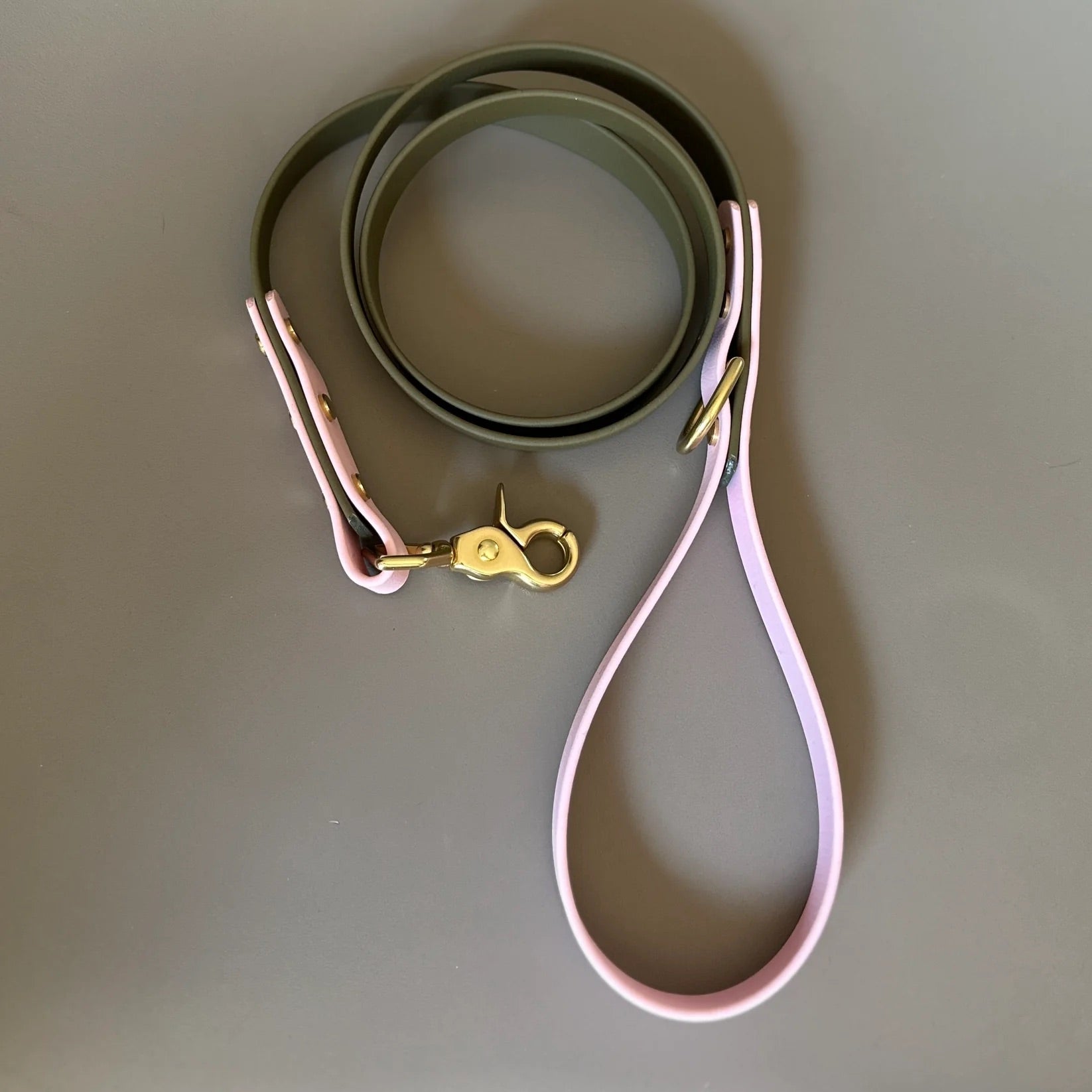 Petra Olive &amp; Pastel Pink Colour Block Lead
