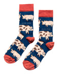 Save the Pigs Bamboo Socks