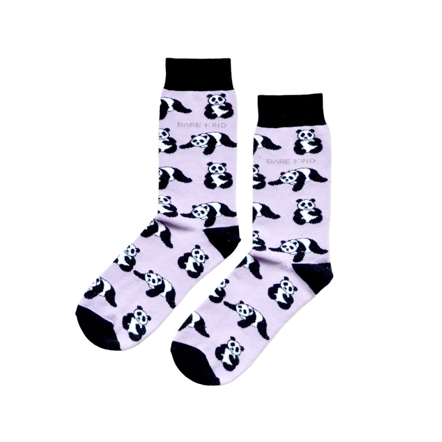 Save the Pandas Bamboo Socks in Lilac