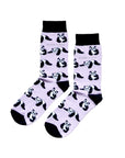 Save the Pandas Bamboo Socks in Lilac