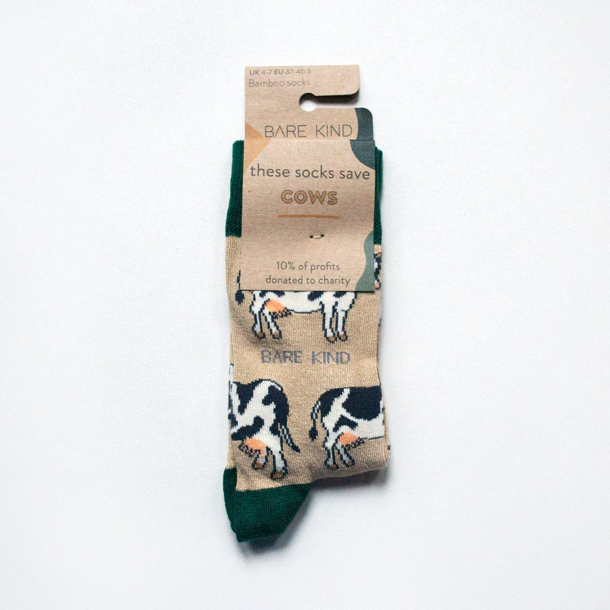 Save the Cows Bamboo Socks