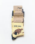Save the Platypus Bamboo Socks in Yellow