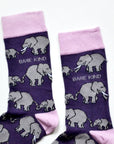 Save the Elephants Bamboo Socks