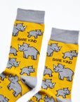 Save the Rhinos Bamboo Socks
