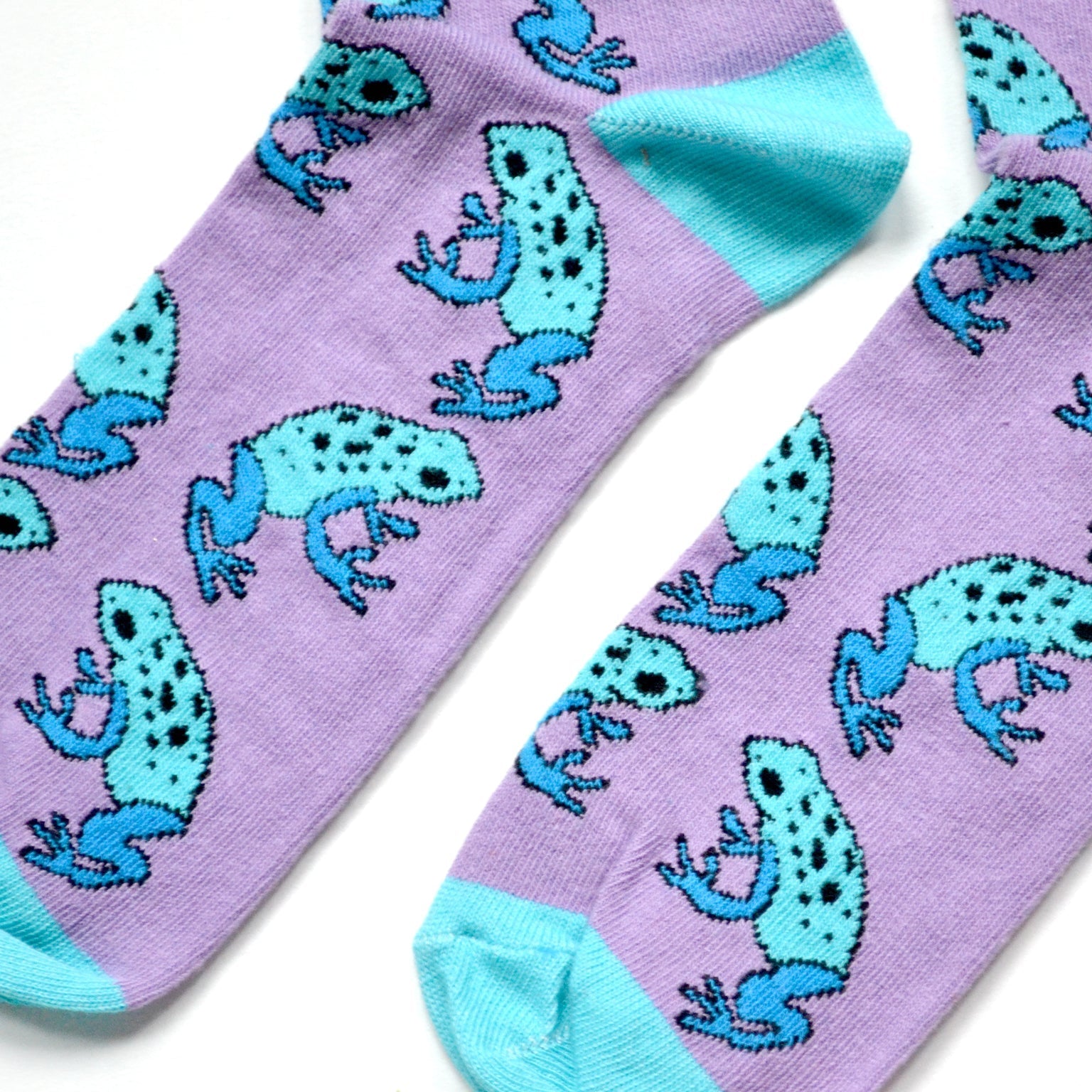 Save the Frogs Bamboo Socks in Purple