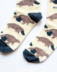 Save the Platypus Bamboo Socks in Yellow