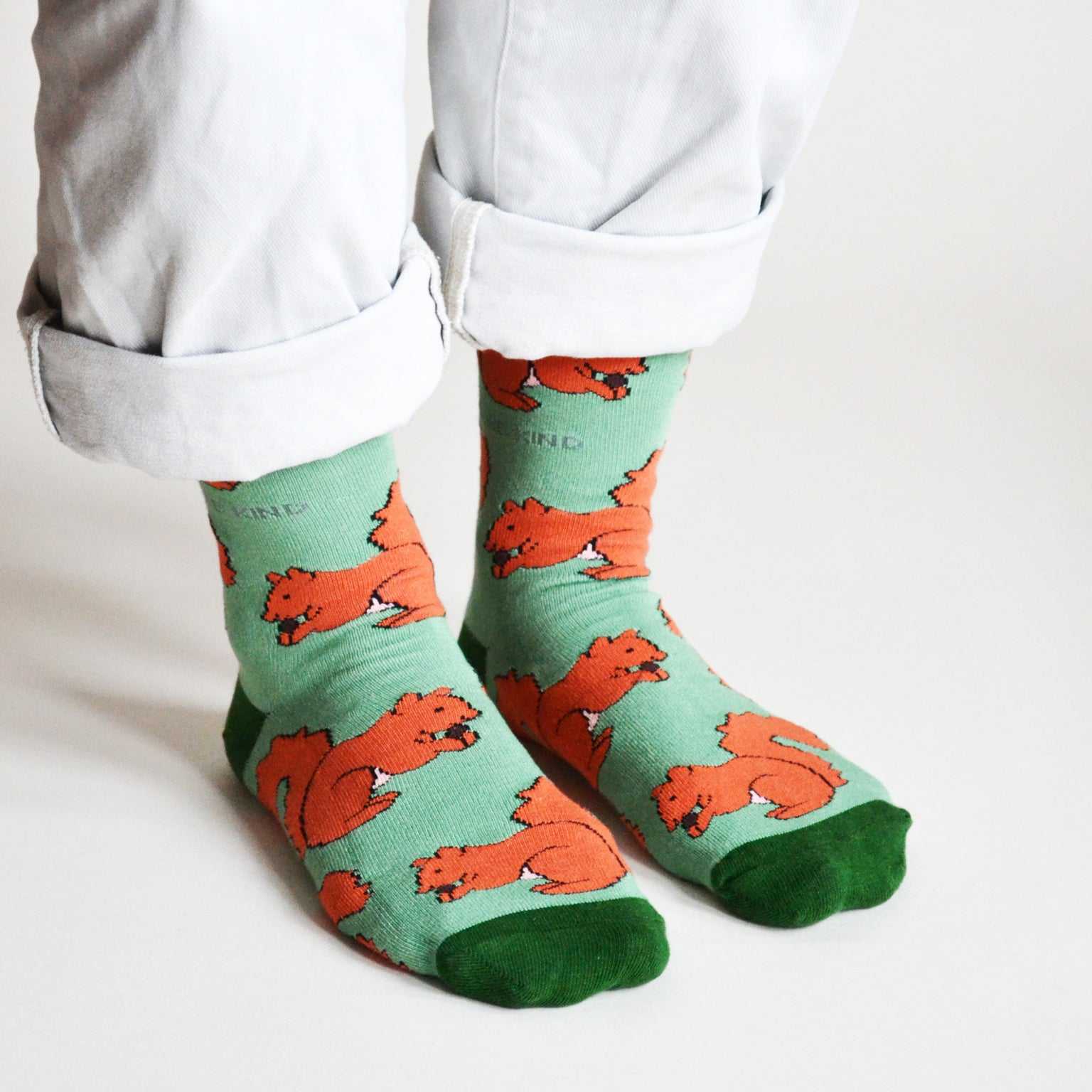 Save the Red Squirrels Bamboo Socks