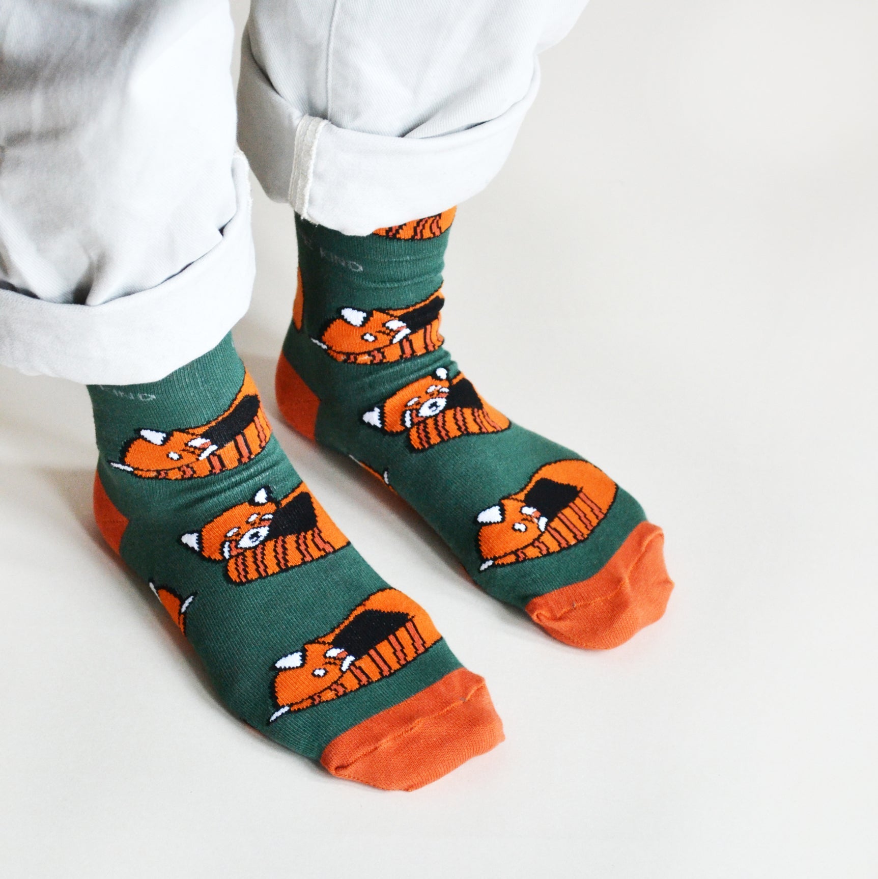 Red Panda Bamboo Socks