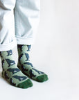 Save the Wolves Bamboo Socks