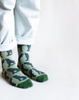 Save the Wolves Bamboo Socks