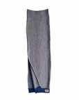 Navy Merino Lambswool Scarf | Sustainable & British Made