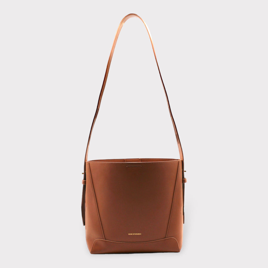 Oli Vegan Apple Leather Crossbody Bag - Adjustable Strap, Eco-Friendly & Durable by Sook Stainable at brixbailey.com