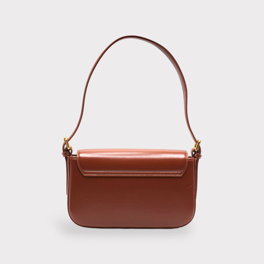 Isla Bio Micro-fibril Leather Bag - Vintage Gold Hardware & Adjustable Straps | Sook 2024 Collection by Sook Stainable at brixbailey.com