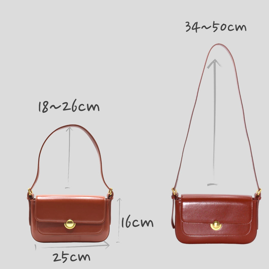 Isla Bio Micro-fibril Leather Bag - Vintage Gold Hardware & Adjustable Straps | Sook 2024 Collection by Sook Stainable at brixbailey.com